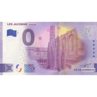 Billet souvenir touristique - 2022-2 - Les Jacobins - Le cloître - (Haute-Garonne)
