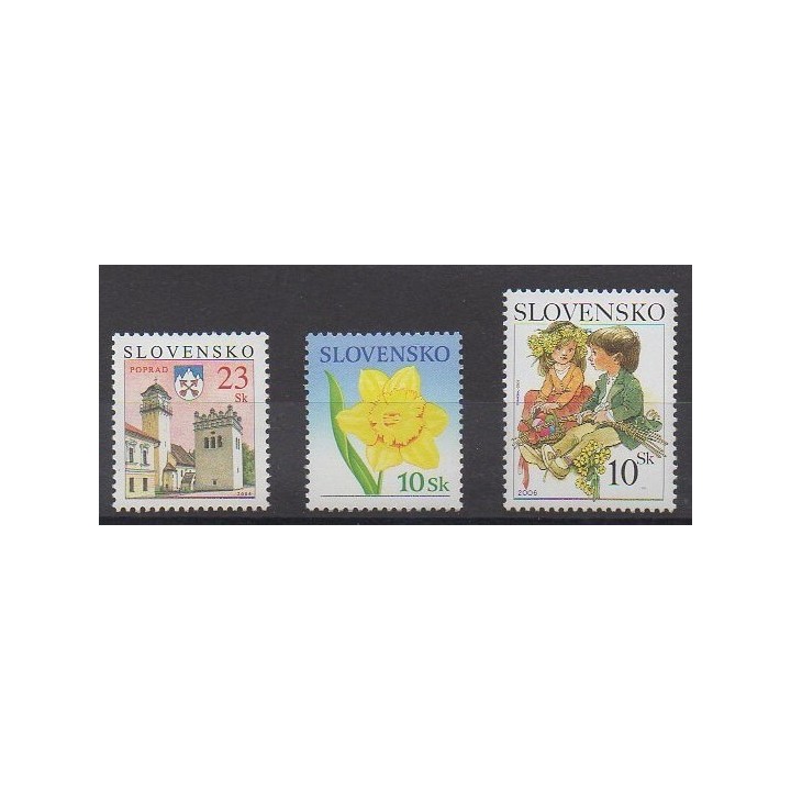 Acheter cette série de timbres de Slovaquie de l'année 2006 (No 459/461).