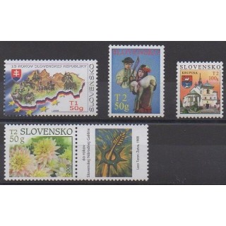 Acheter cette série de timbres de Slovaquie de l'année 2008 (No 497/500).