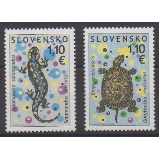 Buy this set of stamps of Slovakia of the year 2009 (Nb 540/541).