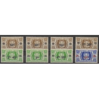 Timbres  - Wallis et Futuna  - 1945 - No 148/155 - neuf avec charnière