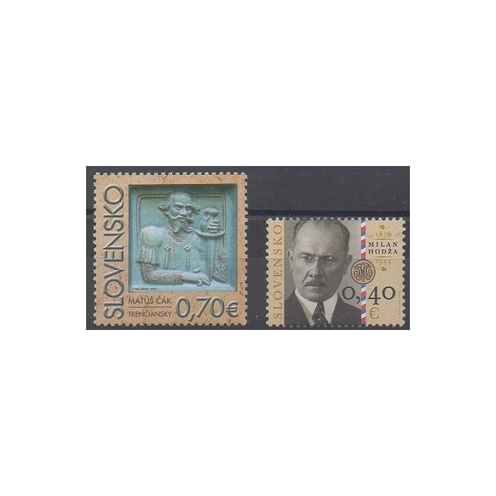 Acheter cette série de timbres de Slovaquie de l'année 2010 (No 552/553).