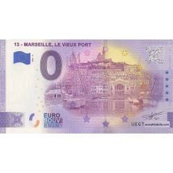 Euro banknote memory - 13 - Marseille - Le vieux port - 2021-11 - Anniversary
