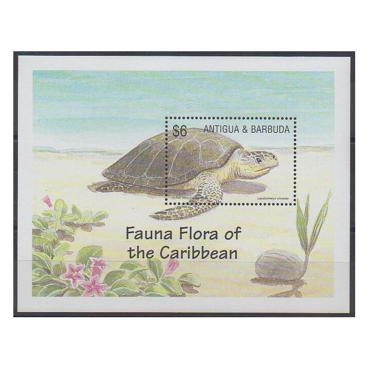 Acheter ce bloc-feuillet d'Antigua et Barbuda de l'année 2002 (No BF526).