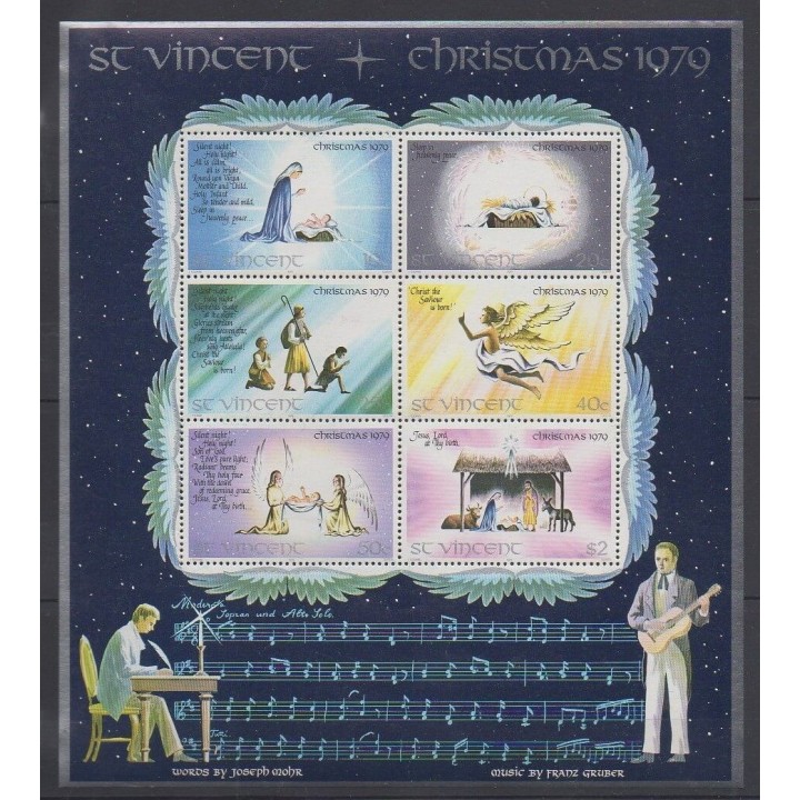 Acheter ce bloc-feuillet de Saint-Vincent de l'année 1979 (No BF10).