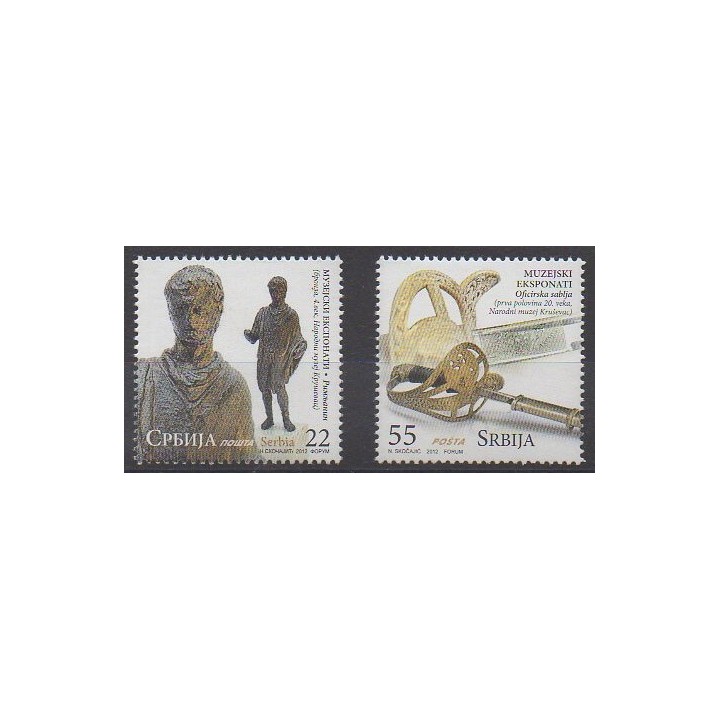 Acheter cette série de timbres de Serbie de l'année 2012 (No 467/468).