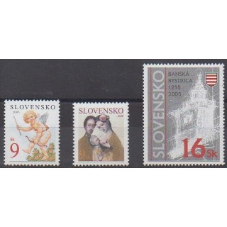 Acheter cette série de timbres de Slovaquie de l'année 2005 (No 437/439).