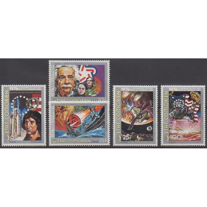 Buy this set of stamps of Comoros of the year 1976 (Nb 162/166).