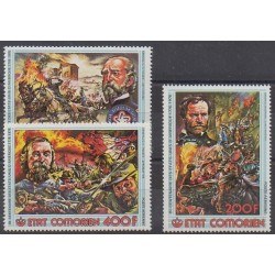 Comoros - 1976 - Nb PA114/PA116 - Various Historics Themes