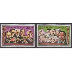 Comoros - 1977 - Nb PA125/PA126 - Celebrities - Science