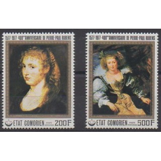 Buy these stamps of Comoros of the year 1977 (Nb PA123/PA124).