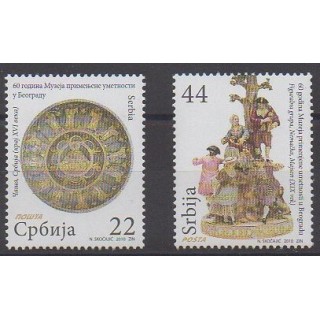 Buy this set of stamps of Serbia of the year 2010 (Nb 360/361).