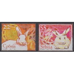 Serbia - 2010 - Nb 380/381 - Horoscope