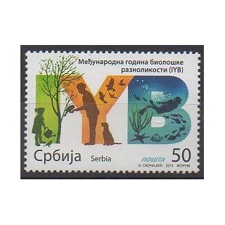 Buy this stamp of Serbia of the year 2011 (Nb 397).