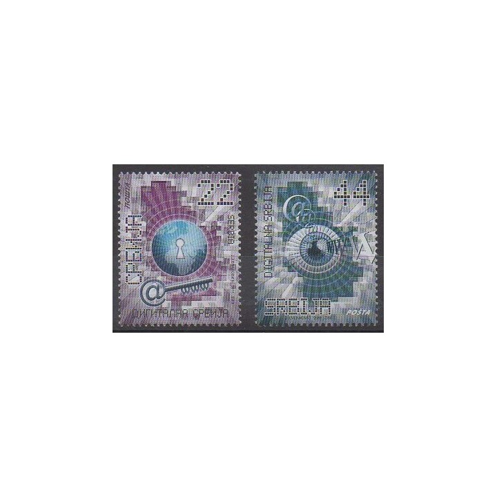 Acheter cette série de timbres de Serbie de l'année 2011 (No 408/409).
