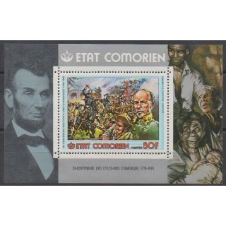 Acheter ce bloc-feuillet des Comores de l'année 1976 (No BF du No 169).