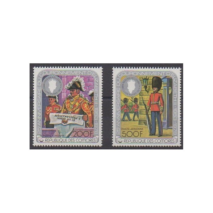 Buy these stamps of Comoros of the year 1978 (Nb PA141/PA142).