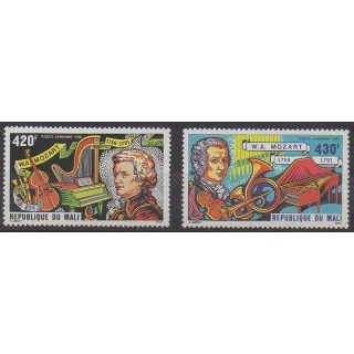 Buy these stamps of Mali of the year 1981 (Nb PA414/PA415). - Mint hinged