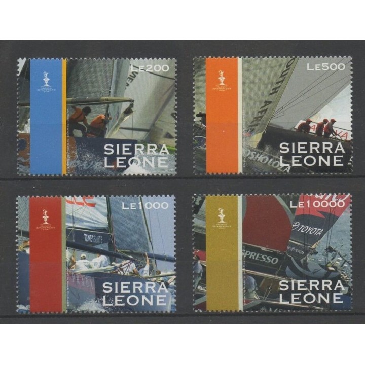 Timbres - Sierra Leone - 2008 - No 4269/4272 - bateaux