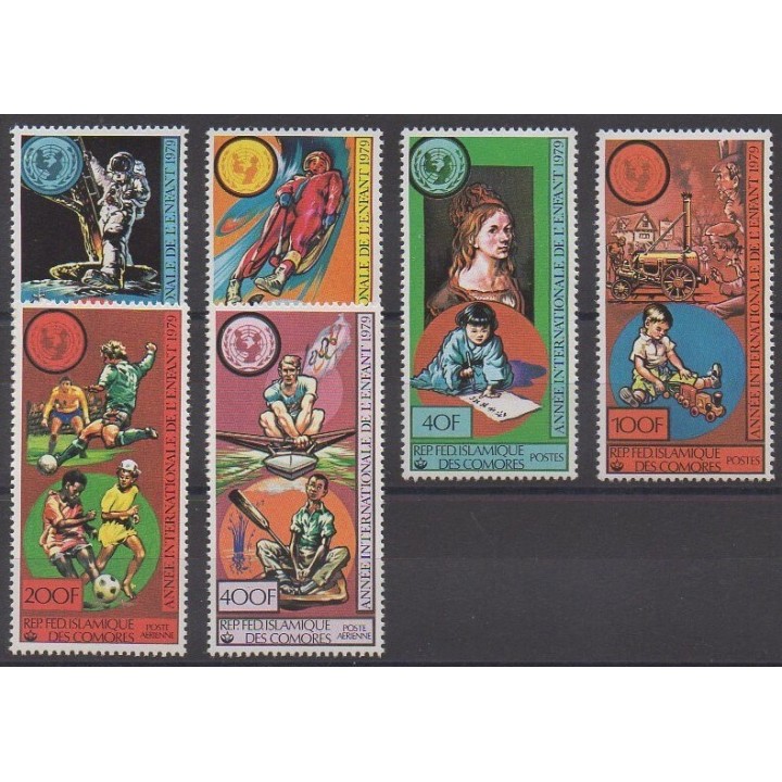 Buy this set of stamps of Comoros of the year 1979 (Nb 321/324 - PA177/PA178).