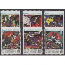 Comoros - 1978 - Nb 249/252 - PA157/PA158 - Space