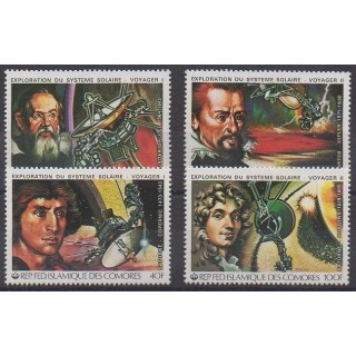 Acheter cette série de timbres des Comores de l'année 1979 (No 315/318).