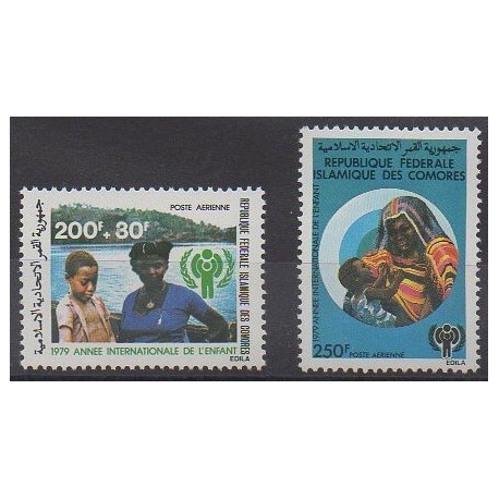 Comoros - 1979 - Nb PA164/PA165 - Childhood