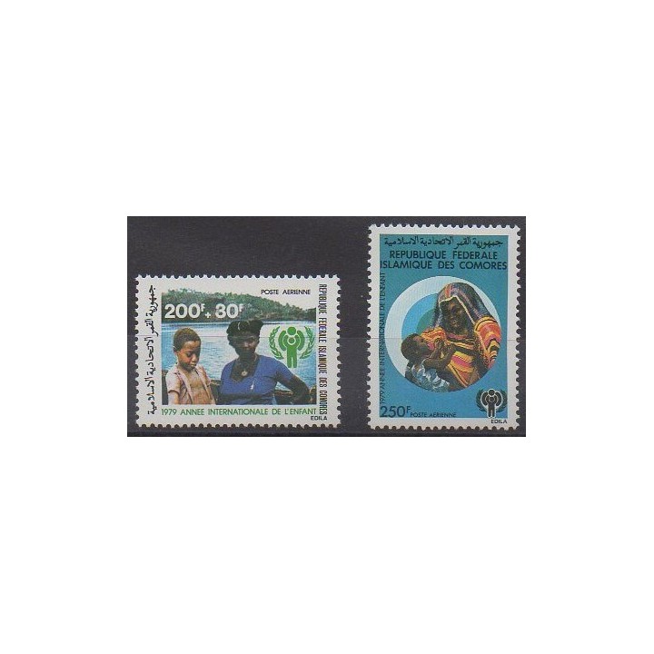 Buy these stamps of Comoros of the year 1979 (Nb PA164/PA165).