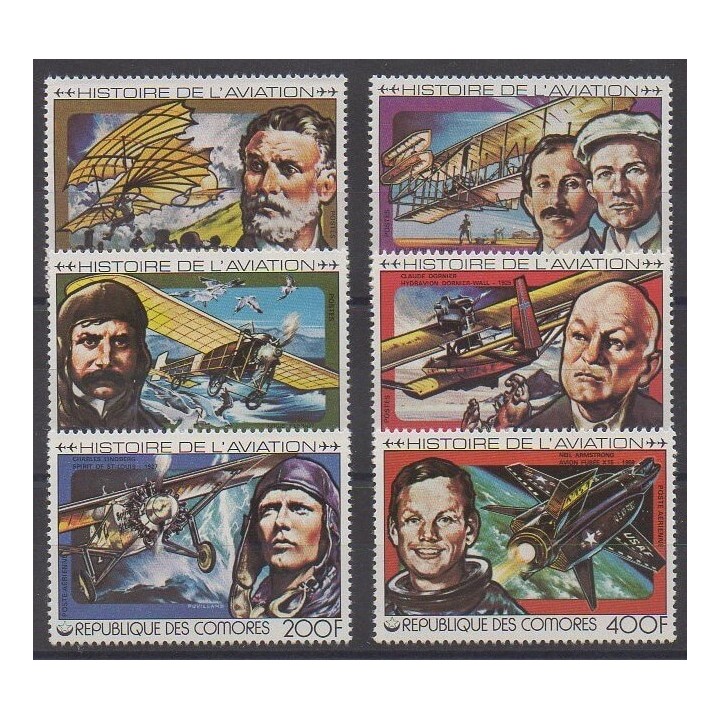 Buy this set of stamps of Comoros of the year 1978 (Nb 229/232 - PA147/PA148).