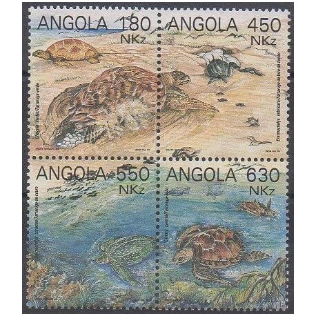Angola - 1993 - Nb 899/902 - Turtles