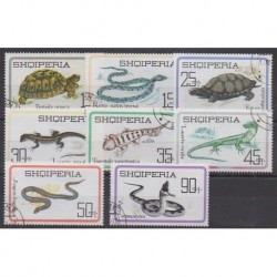 Albania - 1966 - Nb 907/914 - Reptils - Used