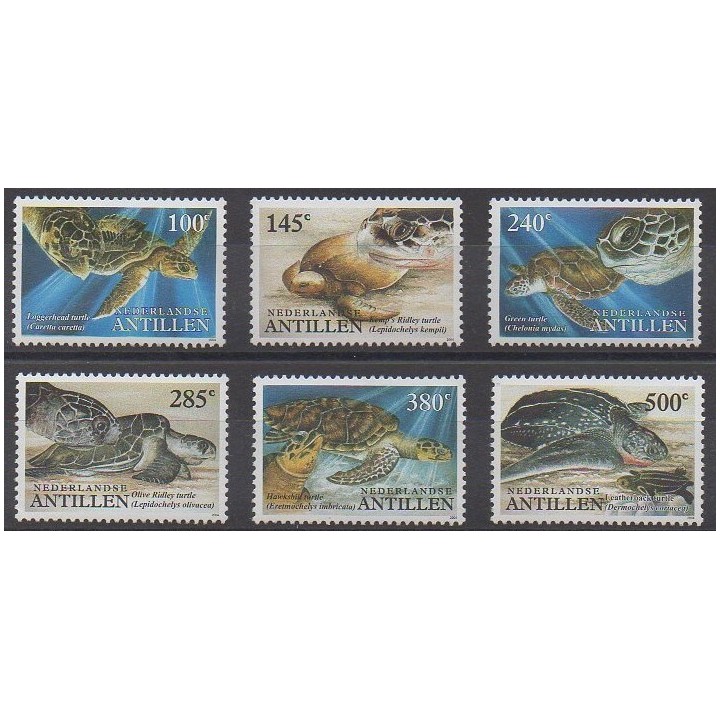 Acheter cette série de timbres des Antilles néerlandaises de l'année 2004 (No 1484/1489).
