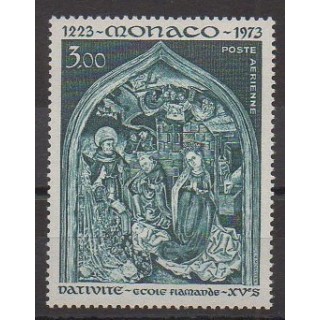 Acheter ce timbre de poste aérienne monégasque de l'année 1973 (No PA96).