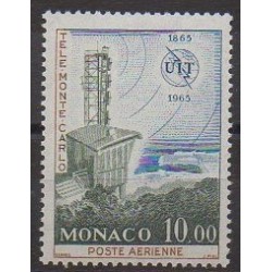 Monaco - Poste aérienne - 1965 - No PA84 - Télécommunications
