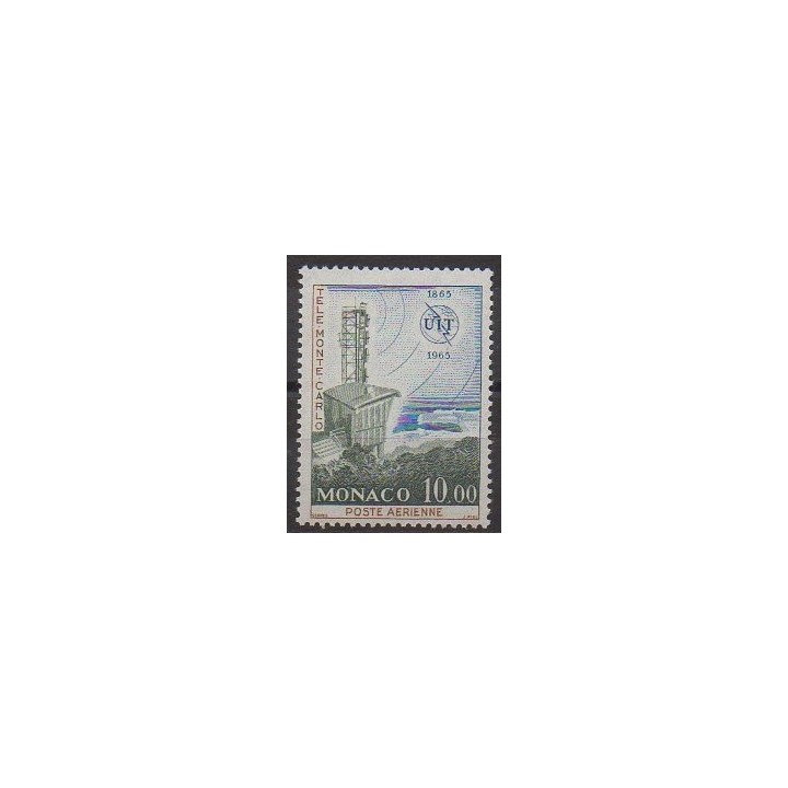 Acheter ce timbre de poste aérienne monégasque de l'année 1965 (No PA84).