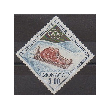 Monaco - Poste aérienne - 1964 - No PA83 - Jeux olympiques d'hiver