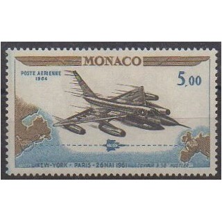Acheter ce timbre de poste aérienne monégasque de l'année 1964 (No PA82).