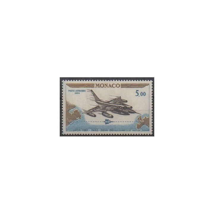 Acheter ce timbre de poste aérienne monégasque de l'année 1964 (No PA82).
