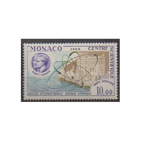 Monaco - Poste aérienne - 1962 - No PA80 - Sciences et Techniques