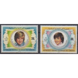 Comoros - 1982 - Nb 368/369 - Royalty