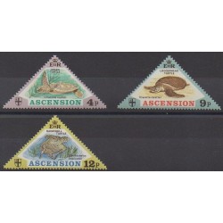 Ascension Island - 1973 - Nb 171/173 - Turtles