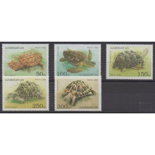Buy this set of stamps of Azerbaijan of the year 1995 (Nb 215/219).