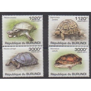Acheter cette série de timbres du Burundi de l'année 2011 (No 1249/1252).
