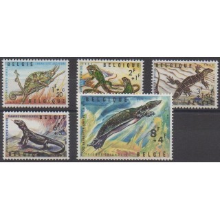 Buy this set of stamps of Belgium of the year 1965 (Nb 1344/1348).