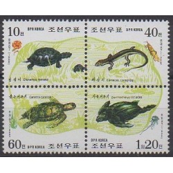 NK - 1998 - Nb 2818/2821 - Reptils - Turtles
