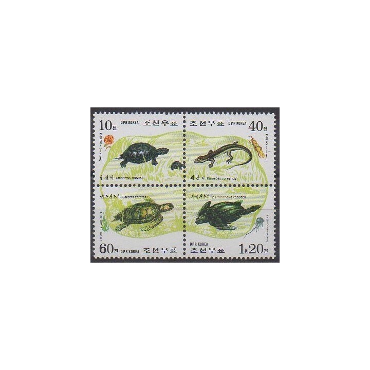 Acheter cette série de timbres de Corée du Nord de l'année 1998 (No 2818/2821).