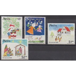 Buy this set of stamps of Nevis of the year 1982 (Nb 100/103).