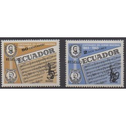 Ecuador - 1967 - Nb 787/788 - Music