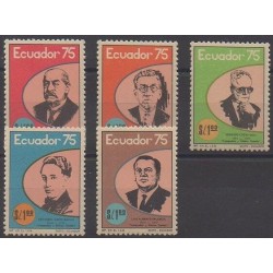 Équateur - 1975 - No 945/949 - Musique