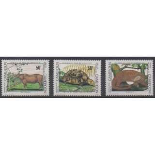 Acheter cette série de timbres du Cameroun de l'année 1981 (No 671/673).